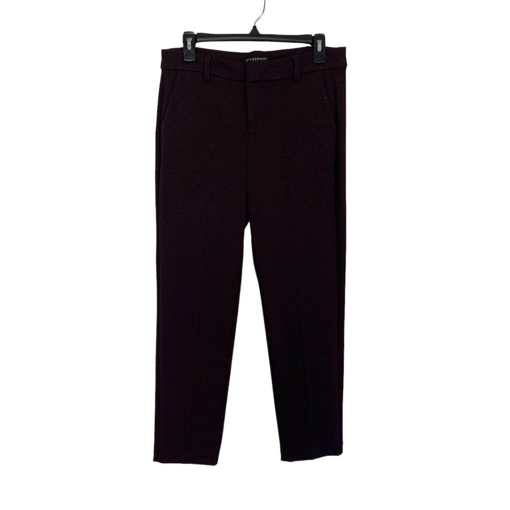 Liverpool Womens Dress Pants - Eggplant size 6/8